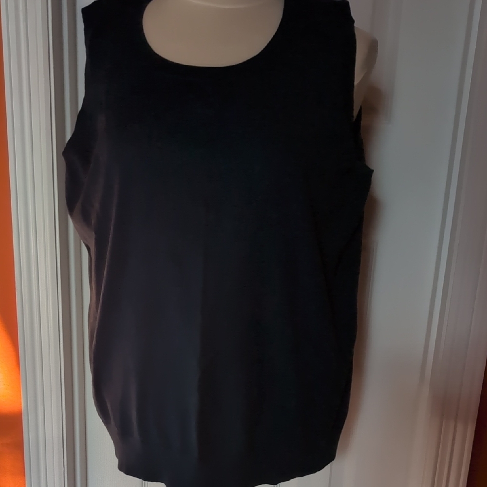 Talbots Classic Peacock Blue Sweater Tank Top